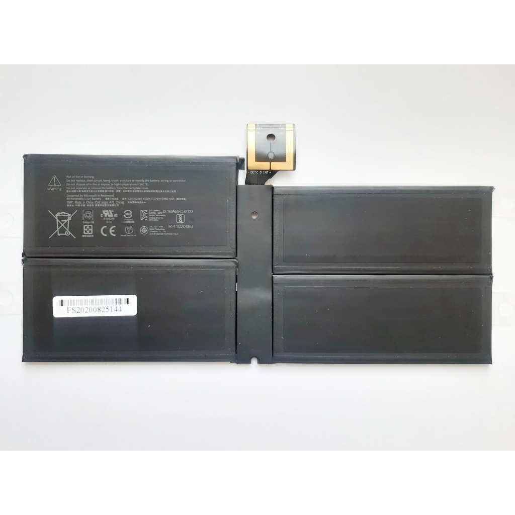 Акумулятор до ноутбука Microsoft Surface Pro 5 (Model 1796) G3HTA038H, 5940mAh (45Wh), 4cell, (A47516) - зображення 1