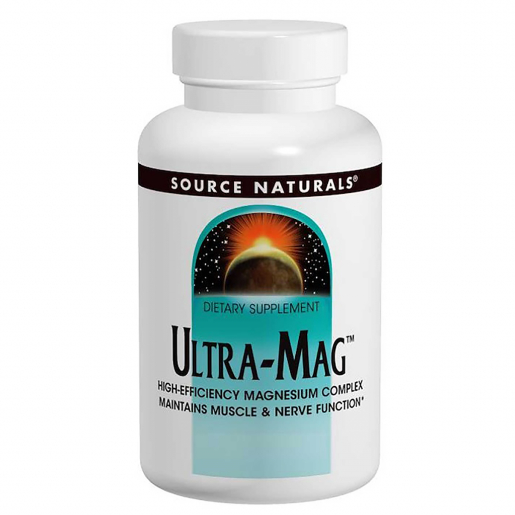 Вітамінно-мінеральний комплекс Source Naturals Ультра Магній і Вітамін В6, 120 таблеток (SNS-00803) - зображення 1