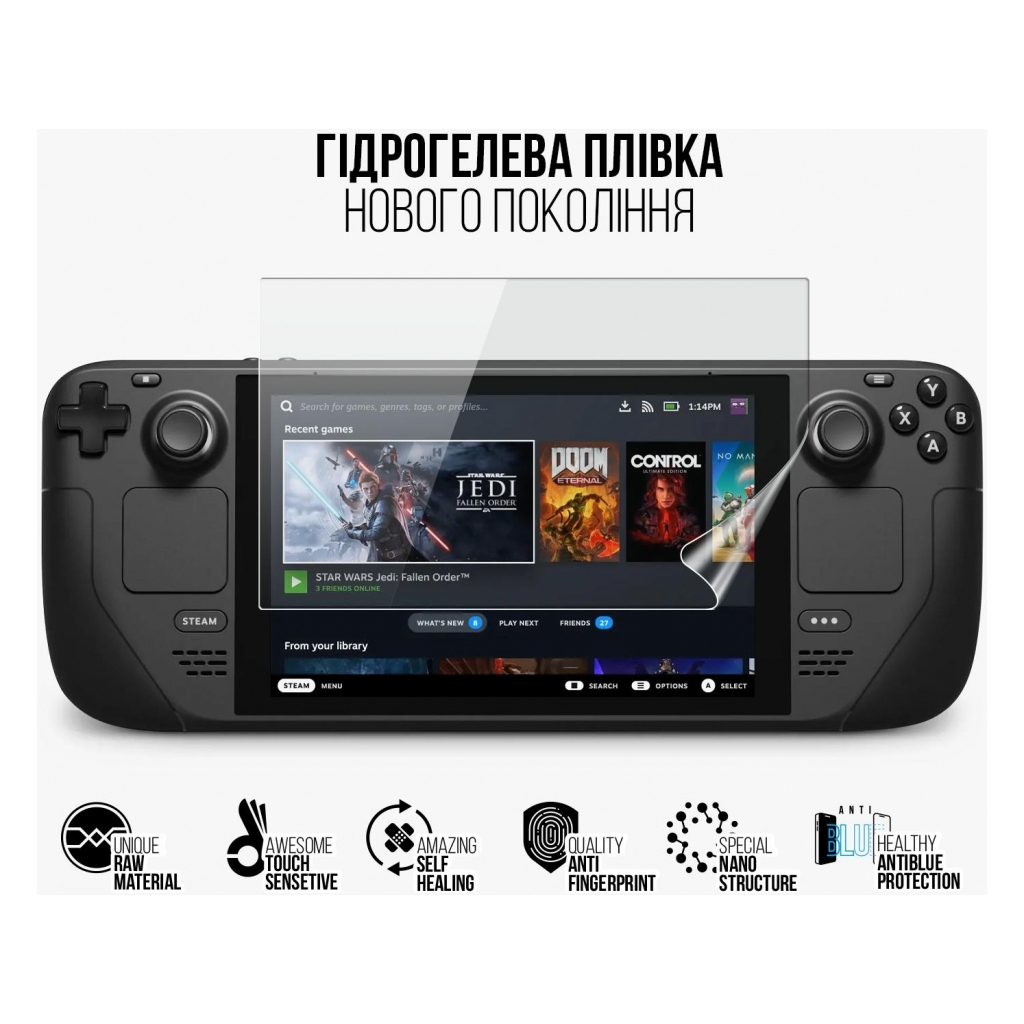 Плівка захисна Armorstandart Anti-Blue Valve Steam Deck OLED (ARM73568) - зображення 2
