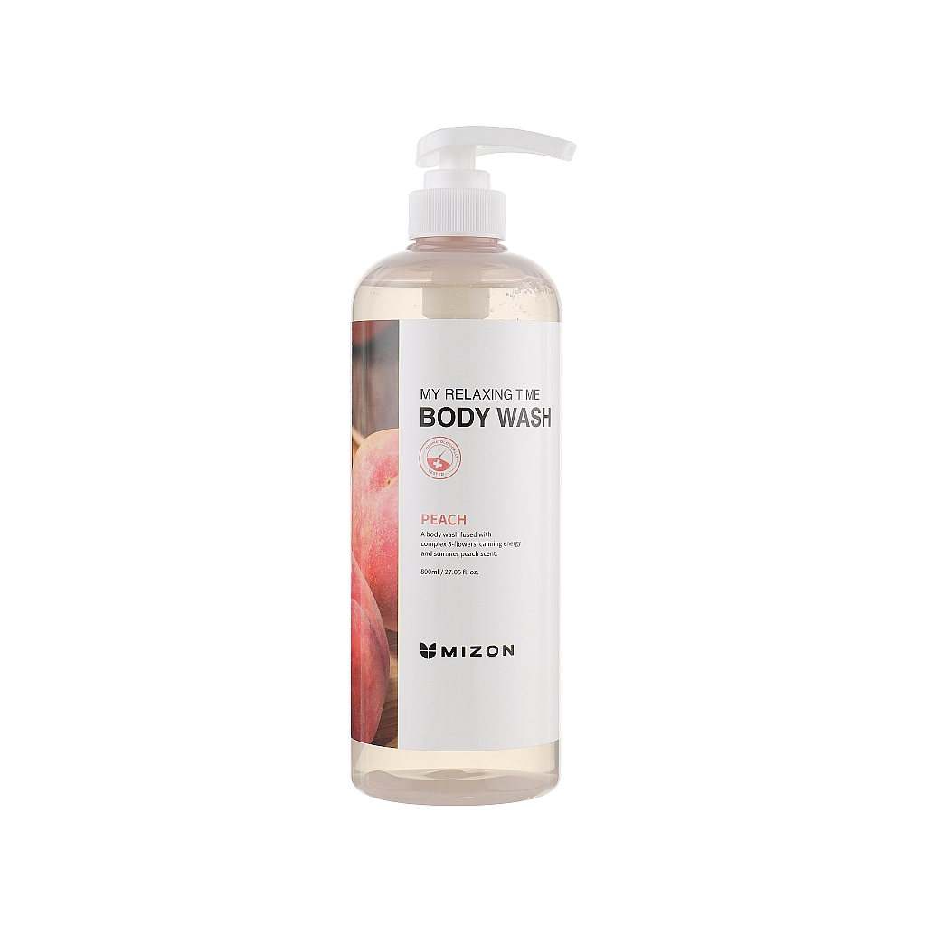 Гель для душу Mizon My Relaxing Time Peach 800 мл (8809132968958) - зображення 1