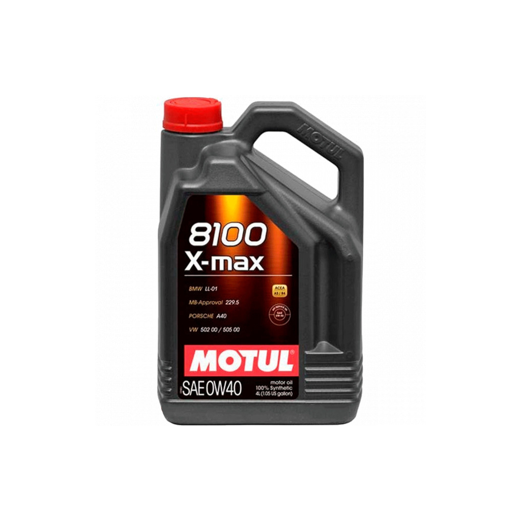 Моторна олива MOTUL 8100 X-max SAE 0W40 4л (348207) - зображення 1