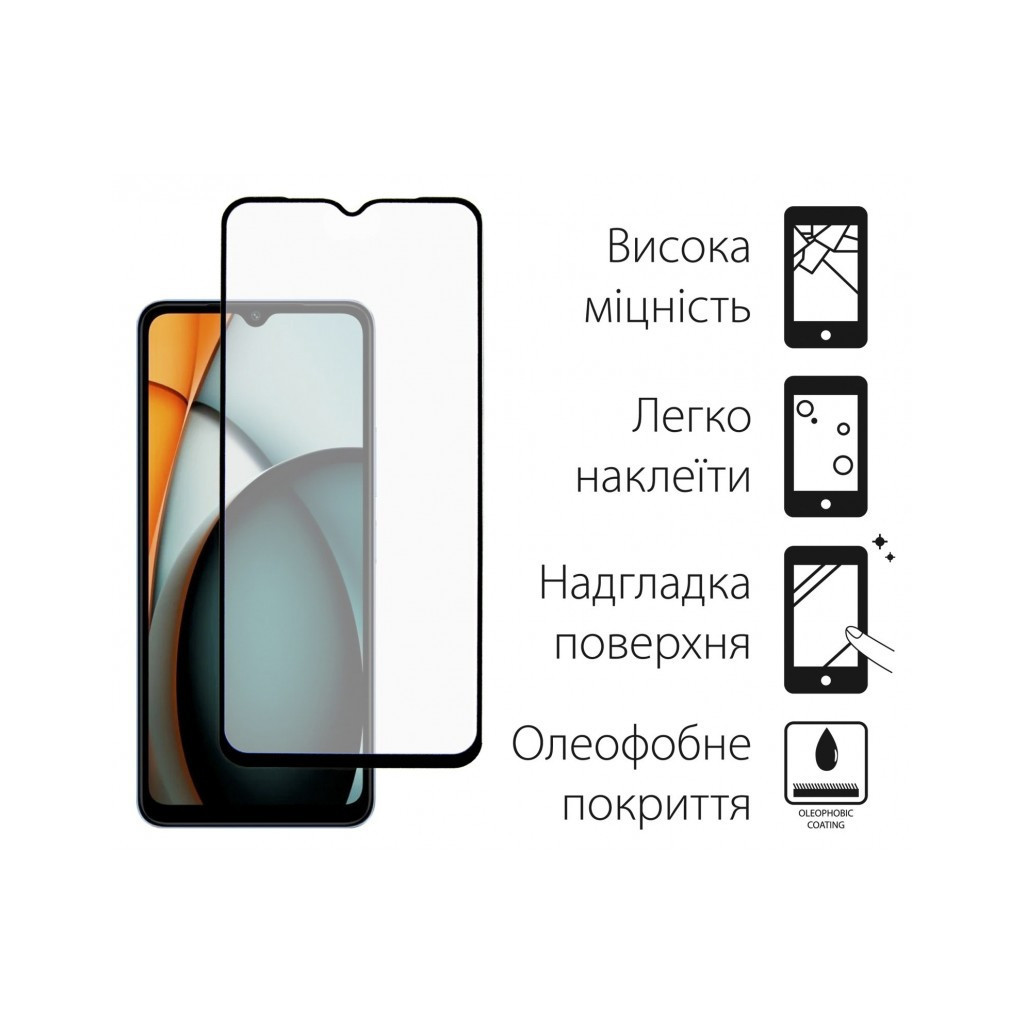 Чохол до мобільного телефона Dengos Xiaomi Redmi A3 + Glass Green (DG-KM-90) - зображення 3