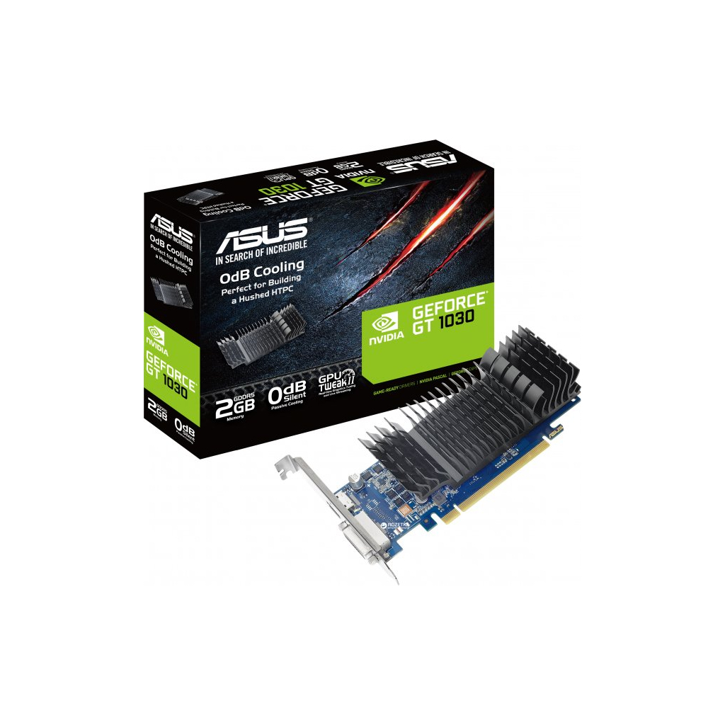 Відеокарта ASUS GeForce GT1030 2048Mb Silent (GT1030-SL-2G-BRK) - зображення 2