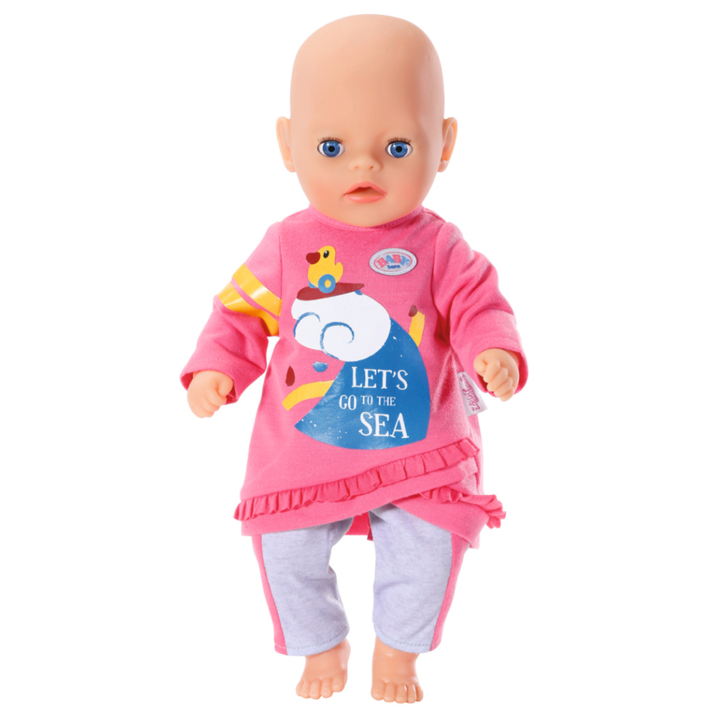 Аксесуар до ляльки Zapf Одяг для ляльки Baby Born Рожевий костюмчик 36 см (831892) - зображення 3