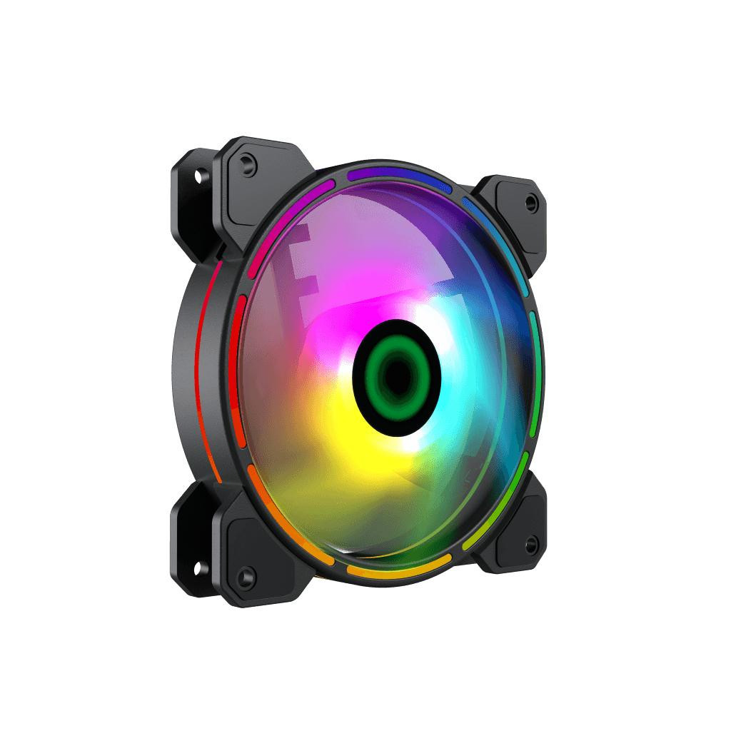 Кулер до корпусу Gamemax FN-12Rainbow-D - зображення 2