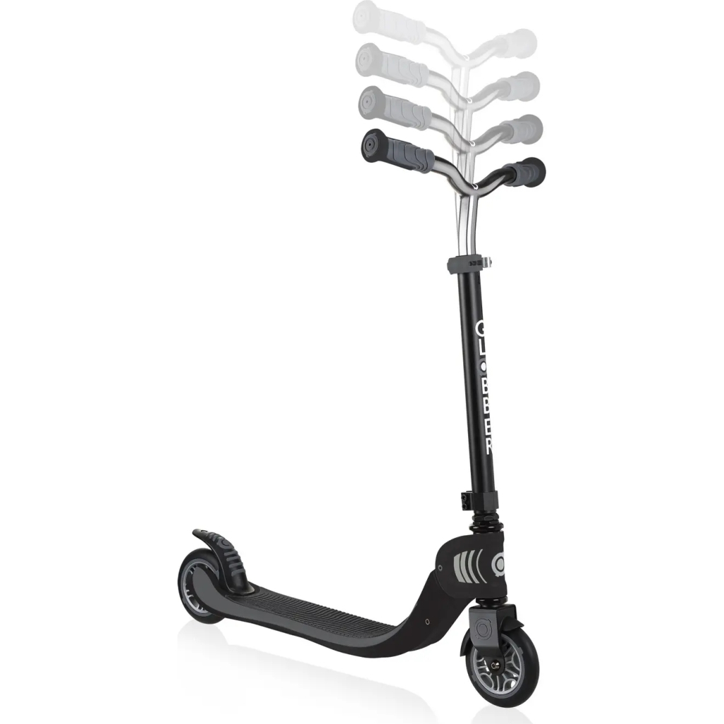 Самокат Globber Flow Foldable 125 до 100 кг 6+ 2 колеса Чорно-сірий (473-120) - зображення 6