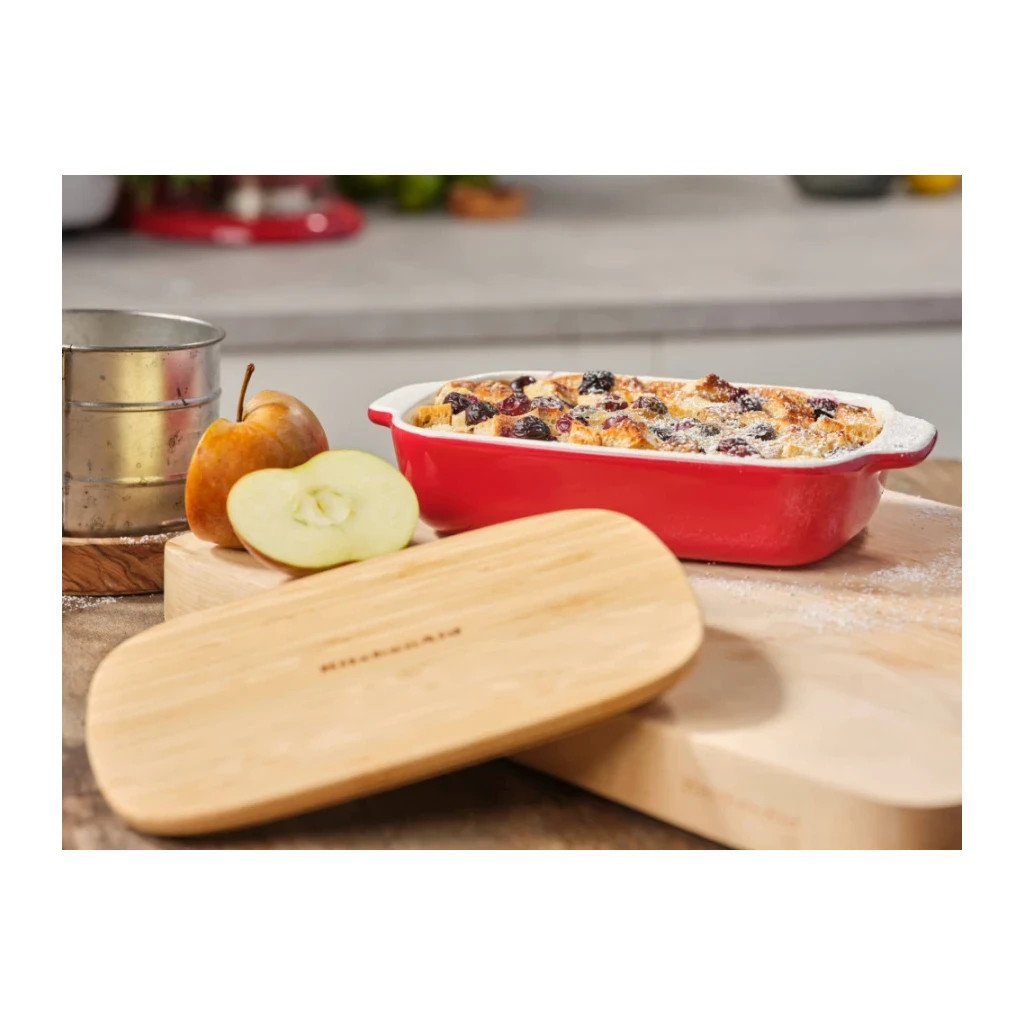 Форма для випікання KitchenAid з кришкою керамогранітна 0,9 л Червона (CC006104-001) - зображення 7