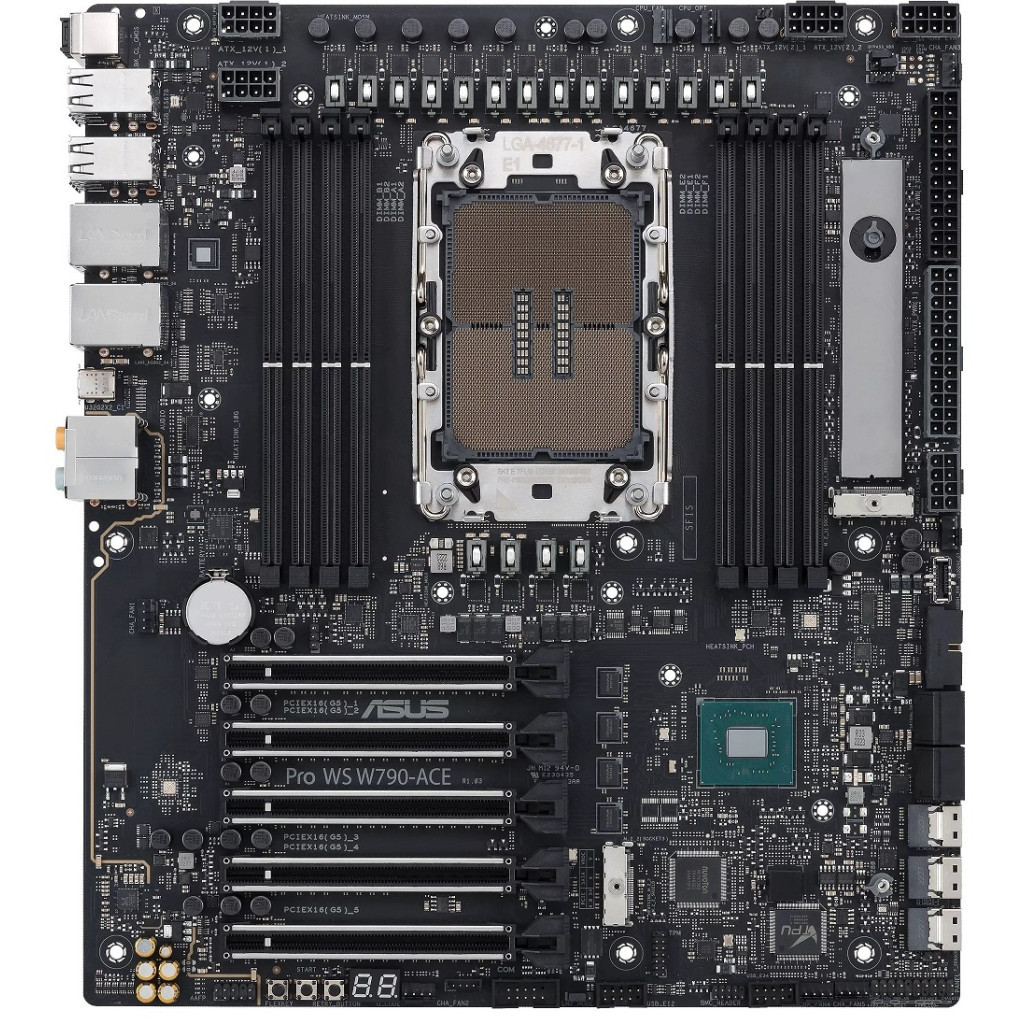Серверна материнська плата ASUS PRO WS W790-ACE s4677 W790 8xDDR5 M.2 CEB (90MB1C70-M0EAY0) - зображення 3
