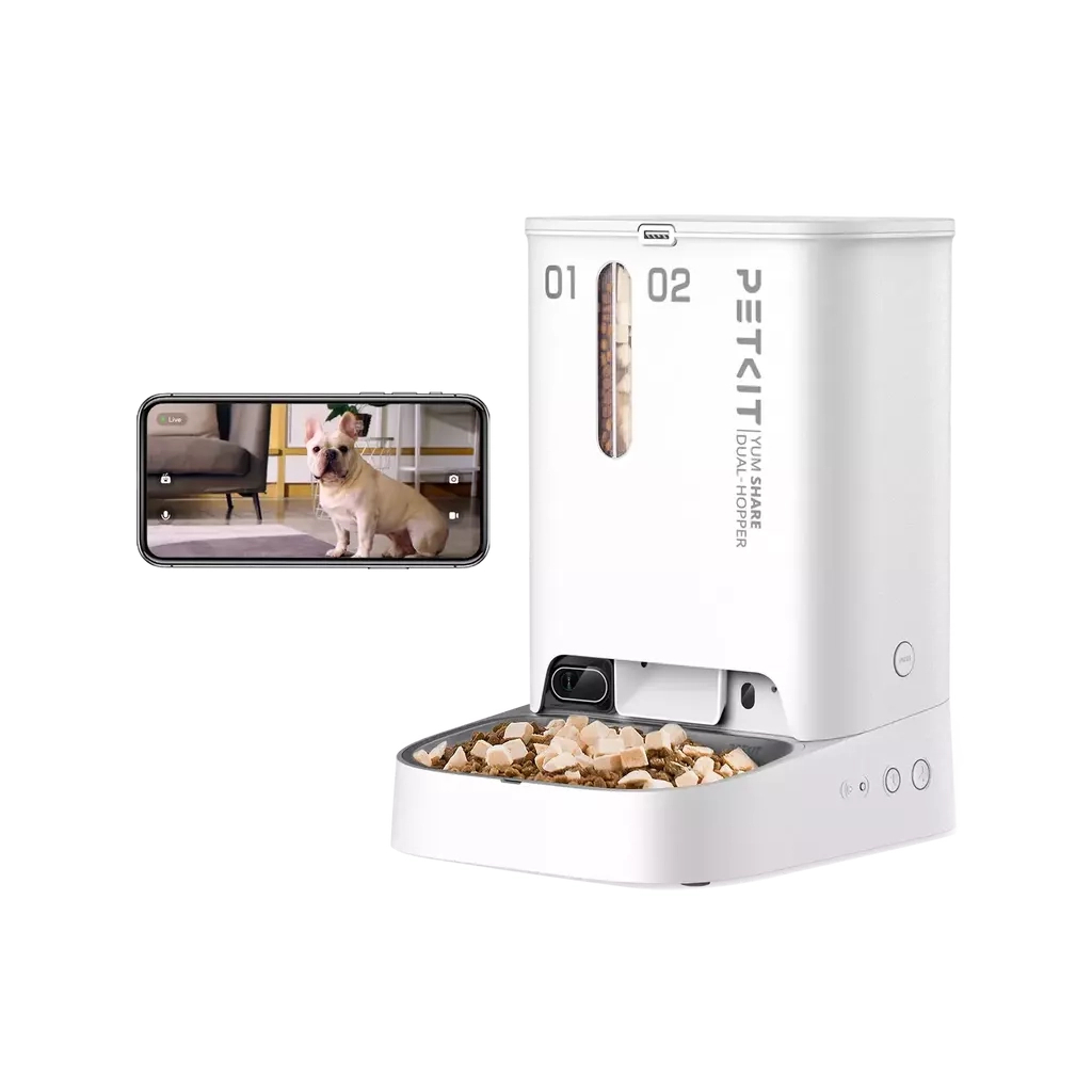Універсальний посуд для тварин Petkit YUMSHARE DUAL-HOPPER with Camera (P591) - изображение 1