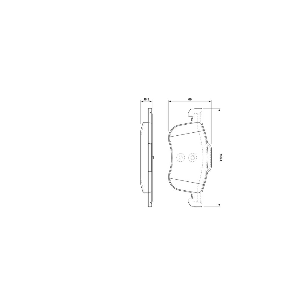 Гальмівні колодки Bosch 0 986 424 540 - зображення 5