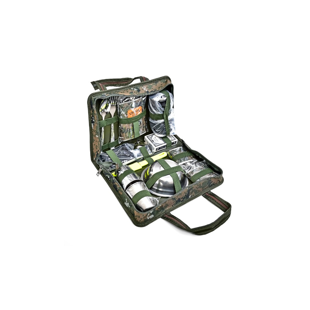 Набір для пікніка Stenson для мисливця/рибалки "Ukraine" 15пр/набір у камуфляжному кейсі (R31007) - зображення 1