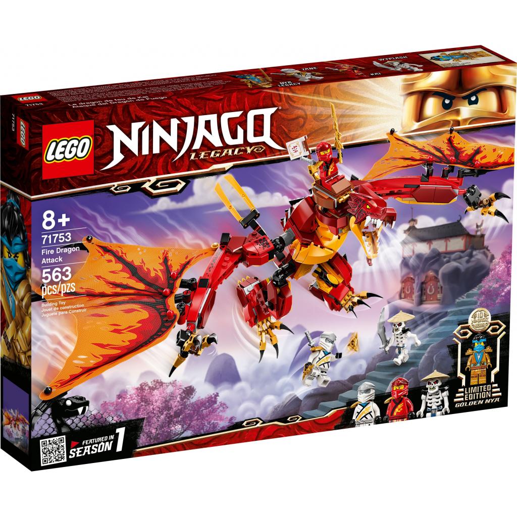 Конструктор LEGO Ninjago Атака вогняного дракона 563 деталі (71753) - зображення 1
