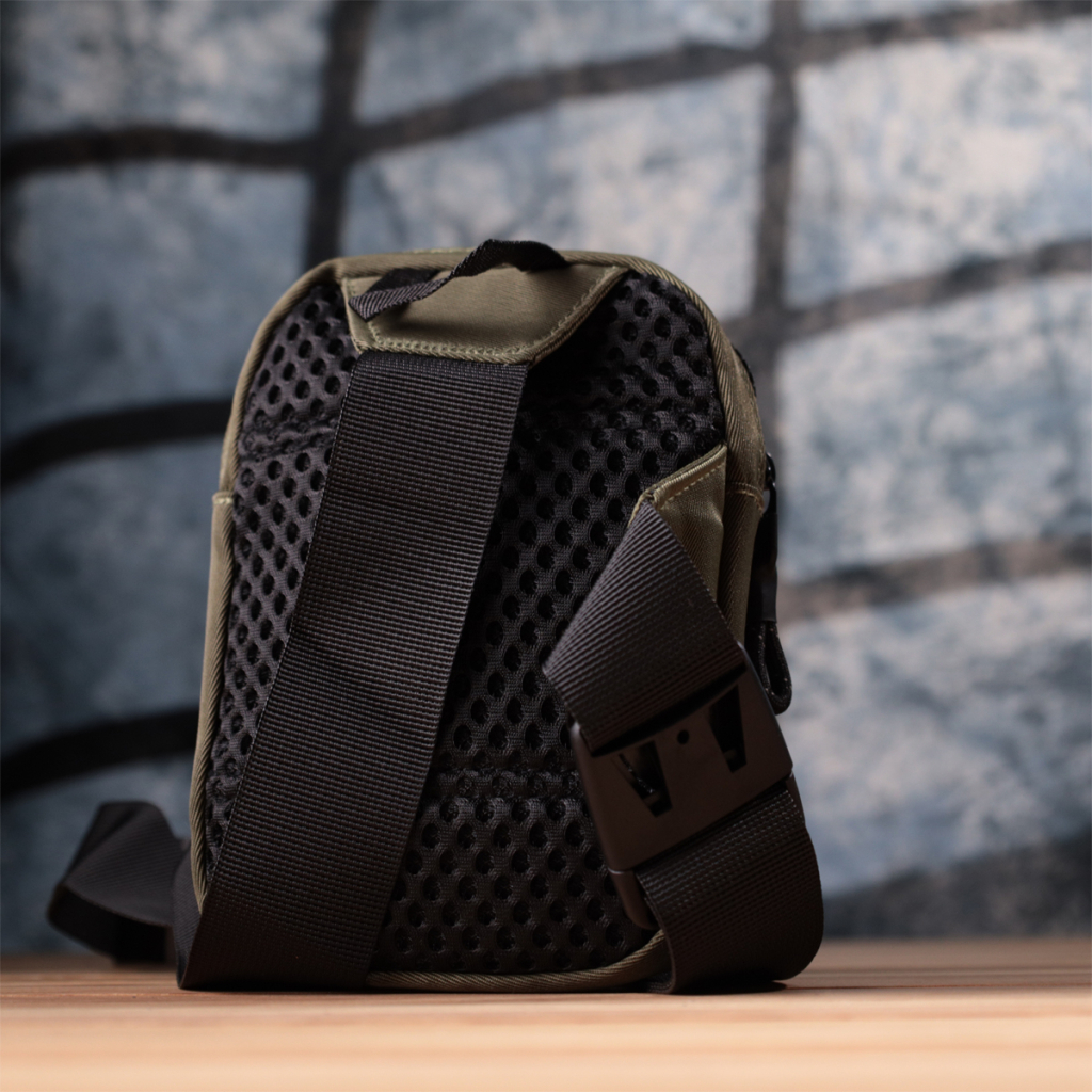 Сумка Vintage Слінг для подорожей з текстилю Зелена (22871) - зображення 9