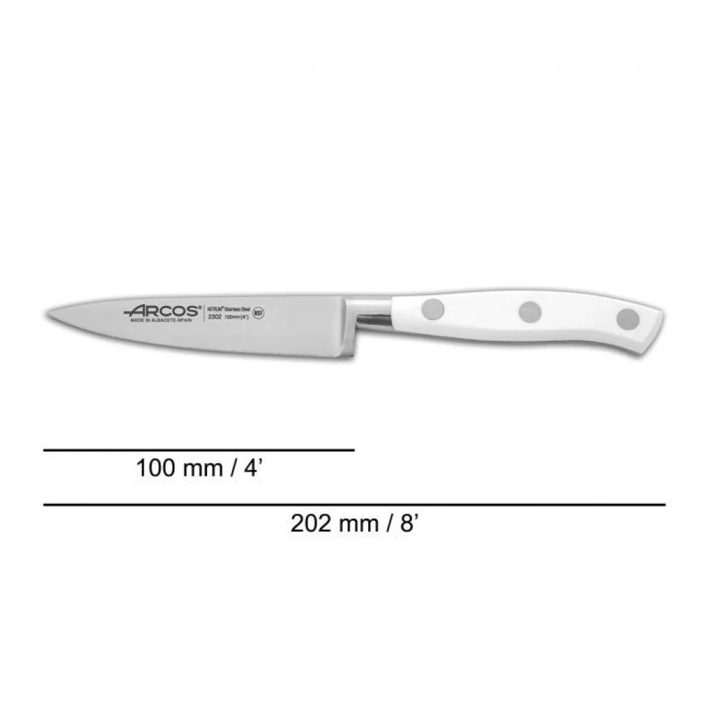 Кухонний ніж Arcos Riviera для овочів 100 мм White (230224) - зображення 2