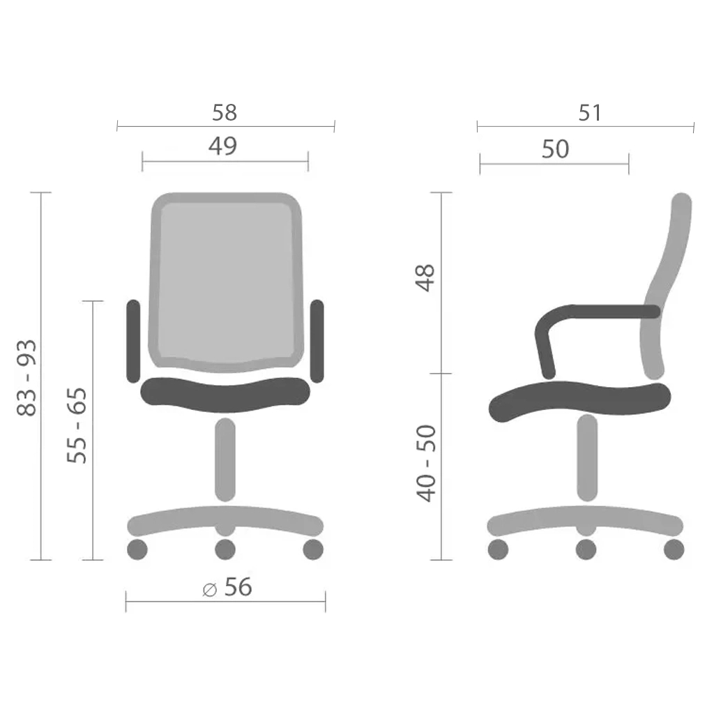 Офісне крісло Special4You Alera black (E7047) - зображення 12