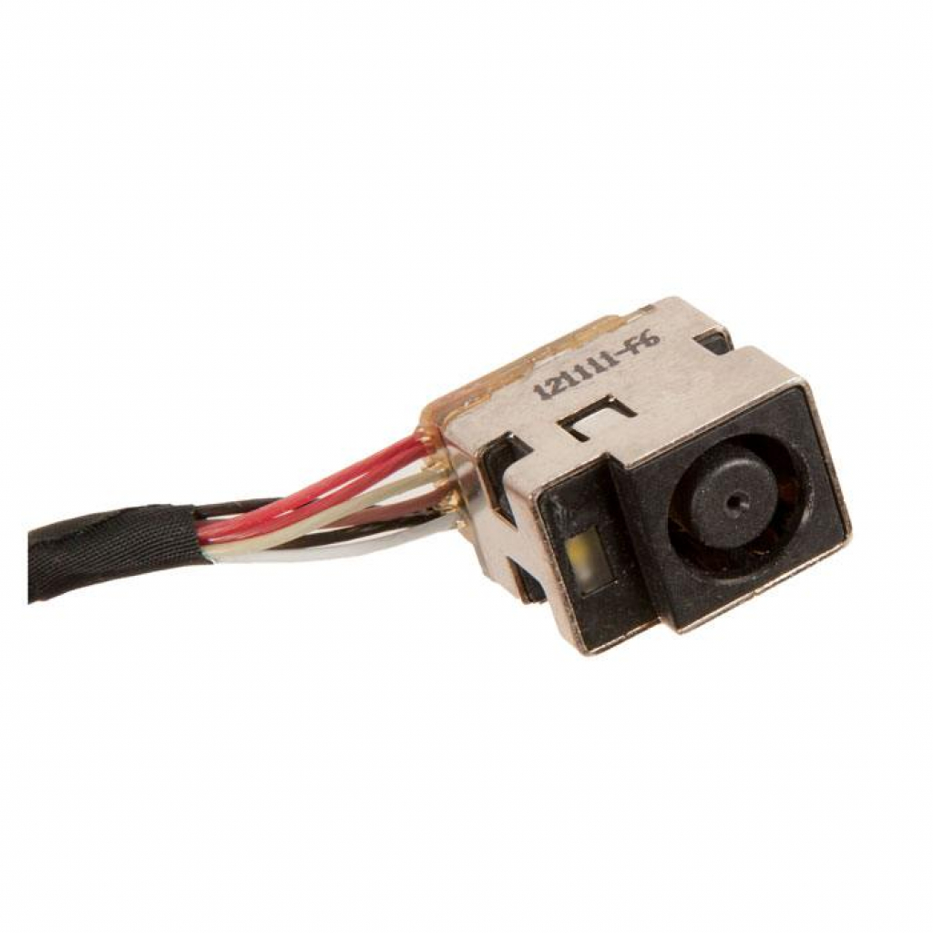 Роз'єм живлення ноутбука з кабелем для HP PJ467, PJ551 (7.4mm x 5.0mm + center pin), Универсальный (A49066) - зображення 2