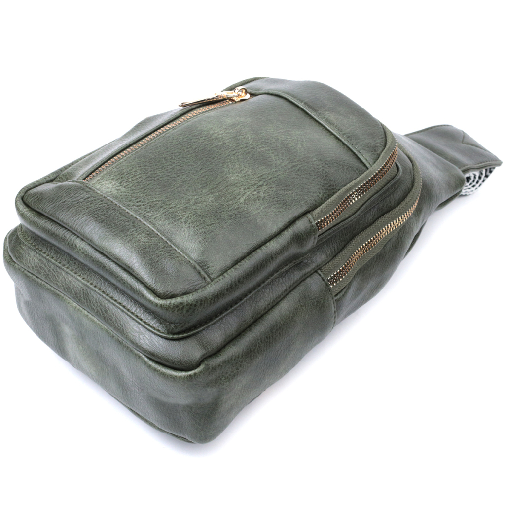 Сумка Vintage З екошкіри Зелена (22745) - зображення 6