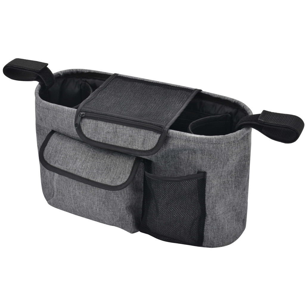 Сумка для мами Bugs Органайзер для дитячого візочка Сірий (6901319001051) - зображення 1