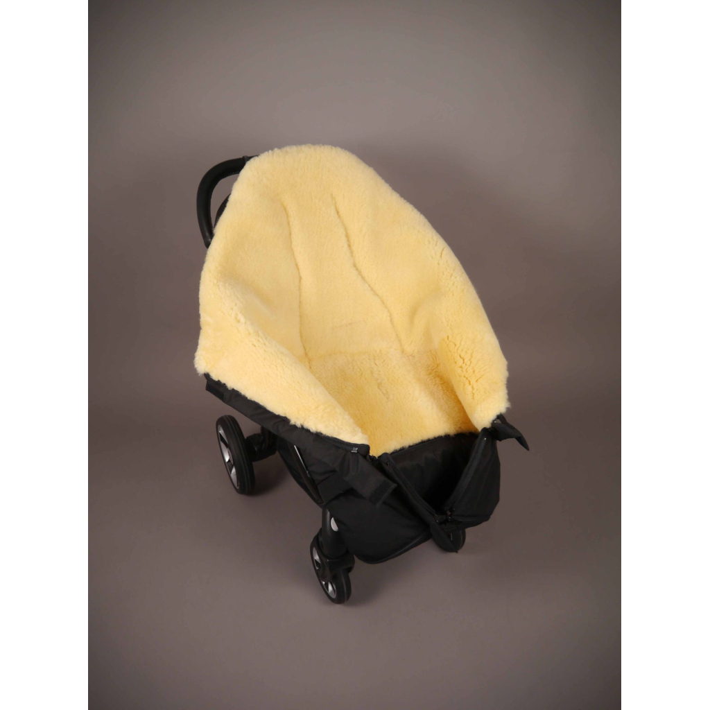 Чохол для ніг Kaiser JONA 2 в 1 зимовий, з регулюванням розміру, чорний (6721125) - зображення 6