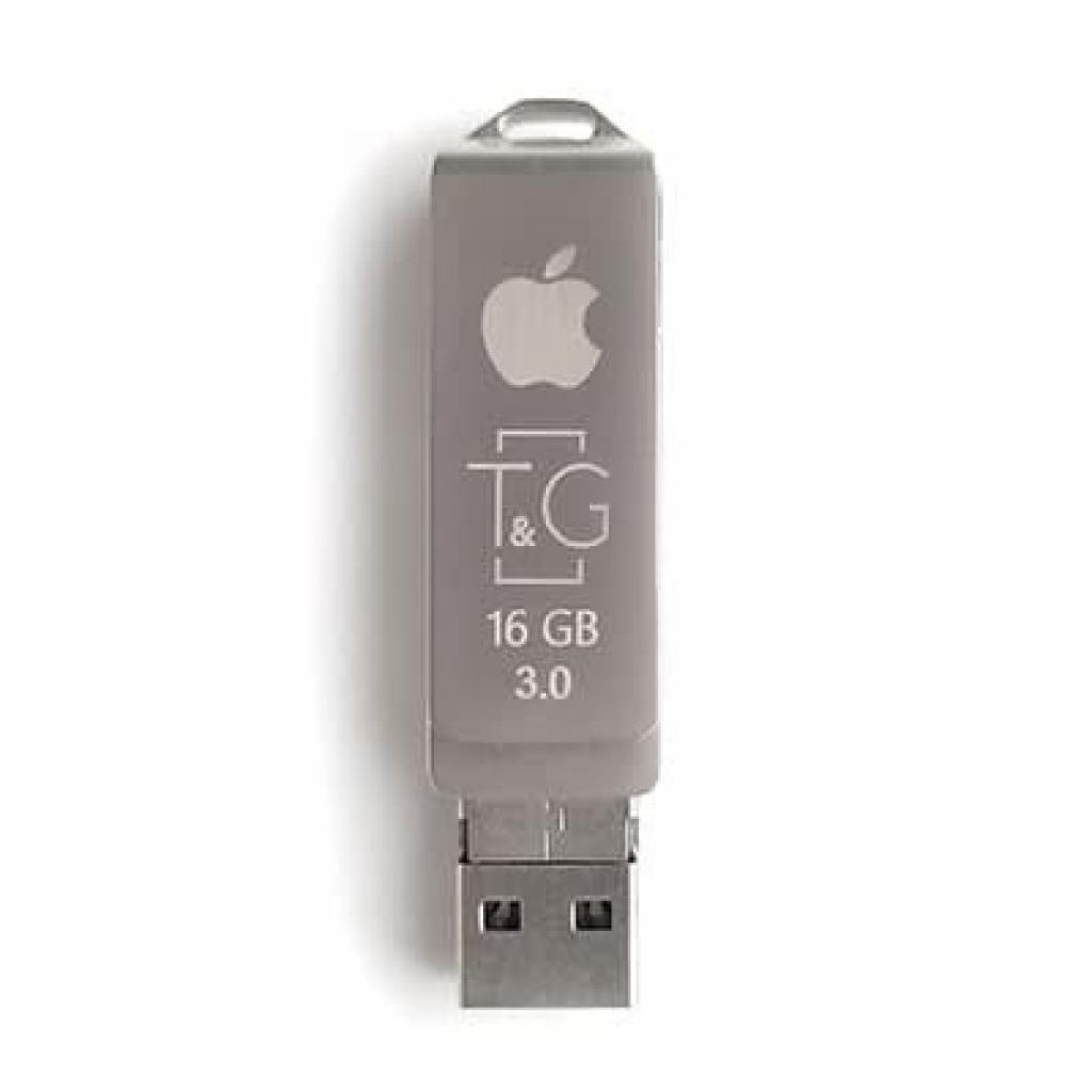 USB флеш накопичувач T&G 16GB 004 Metal Series USB 3.0/Lightning (TG004IOS-16G3) - зображення 2
