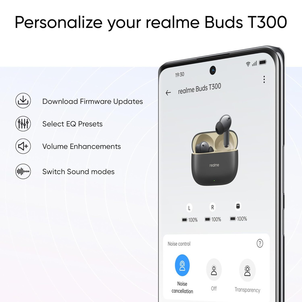 Навушники realme Buds T300 Stylish Black (631209000025) - зображення 12