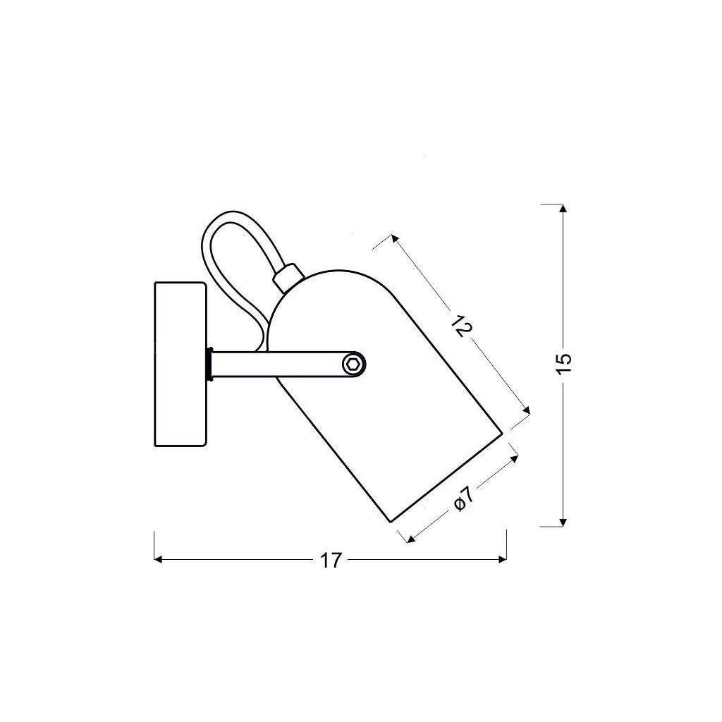 Бра Candellux 91-66473 GRAY (91-66473) - зображення 2