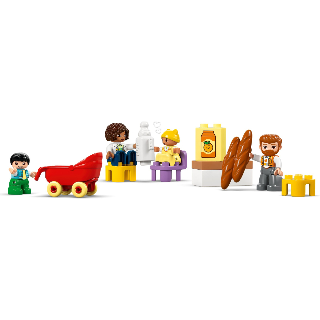 Конструктор LEGO DUPLO Town Сучасний родинний будинок із фігурками 3 в 1 (10470) - зображення 9