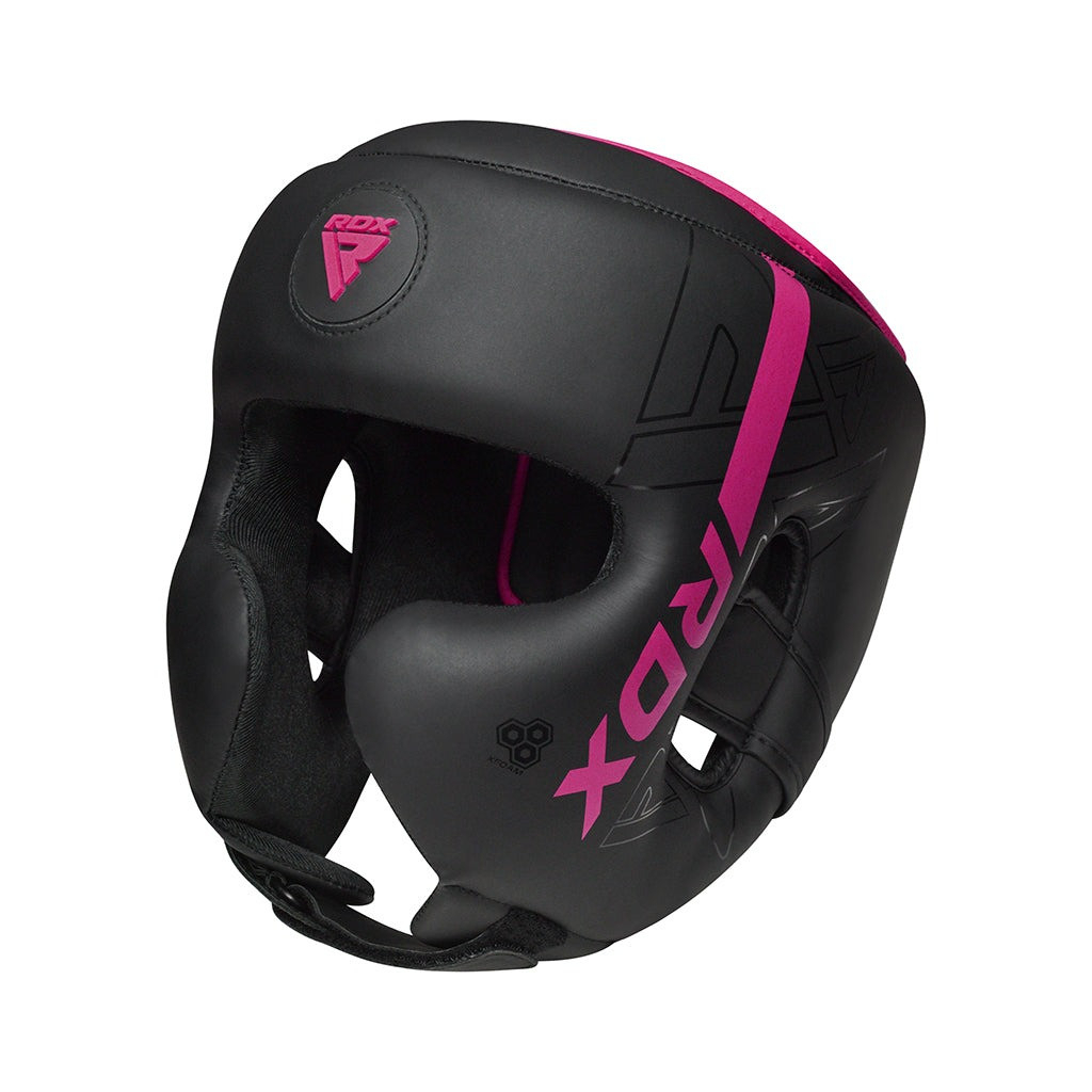 Боксерський шолом RDX F6 Kara Matte Pink S (HGR-F6MP-S) - зображення 3