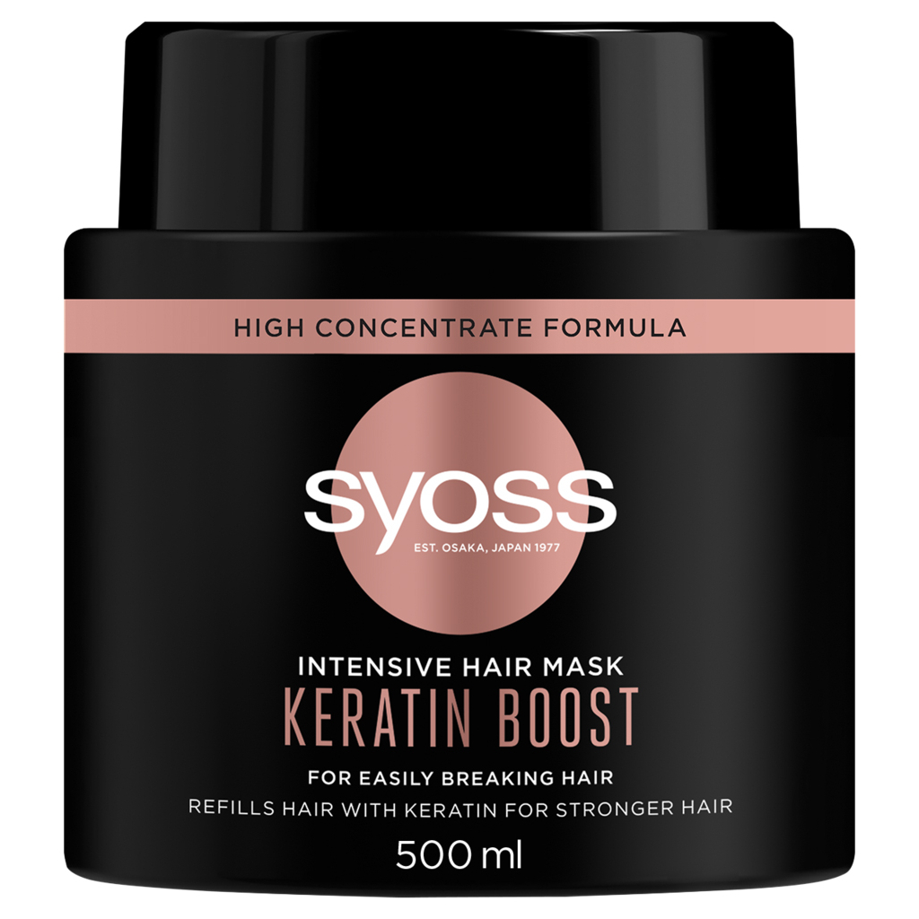 Маска для волосся Syoss Keratin Boost Інтенсивна для ламкого волосся 500 мл (9000101689976) - зображення 1