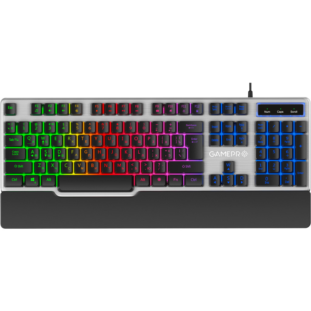 Клавіатура GamePro GK599 Stinger USB Grey - зображення 1