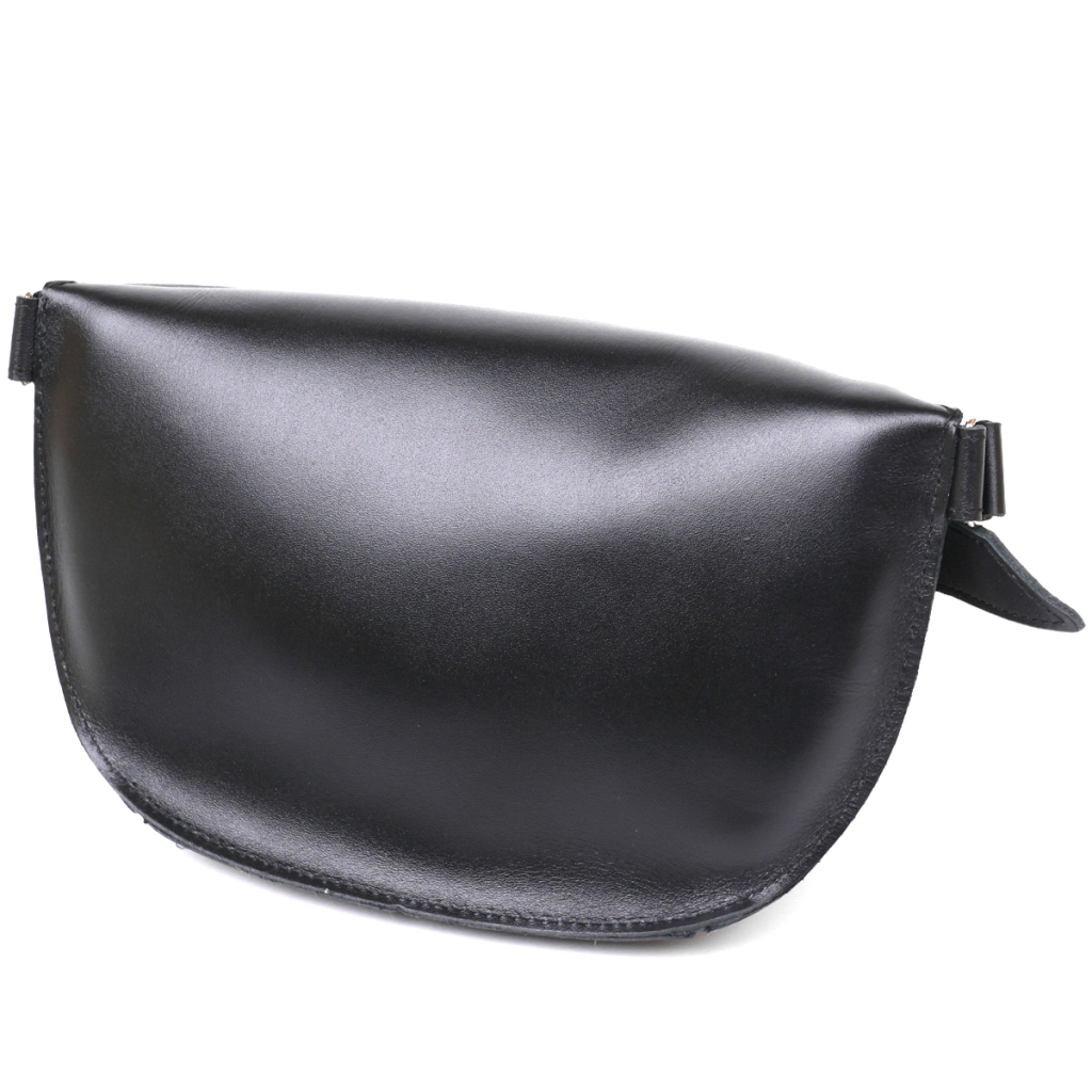 Сумка Shvigel Шкіряна бананка Чорна (16383) - зображення 2