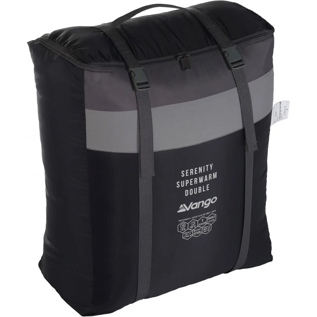 Спальний мішок Vango Serenity Superwarm Double -3C Shadow Grey Twin (928206) - зображення 2