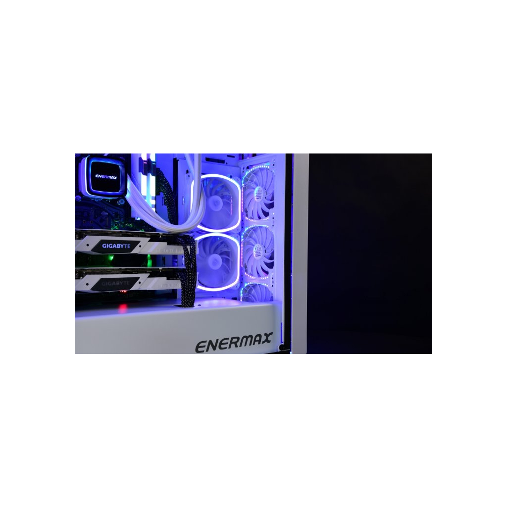Кулер до корпусу Enermax SQUA RGB WHITE 3x 120 mm (3 PACK) (UCSQARGB12P-W-BP3) - зображення 8