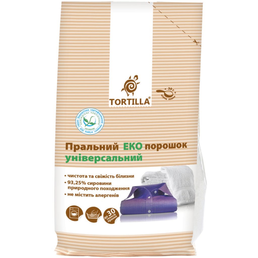 Пральний порошок Tortilla Еко універсальний 1.5 кг (4823015909078) - зображення 1