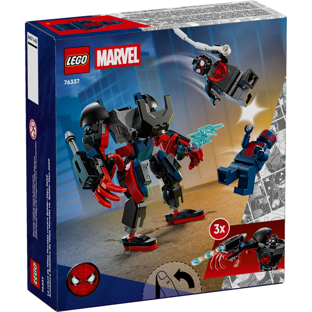 Конструктор LEGO Super Heroes Робот Майлза Моралеза vs. Людина-павук 2099 (76337) - зображення 6