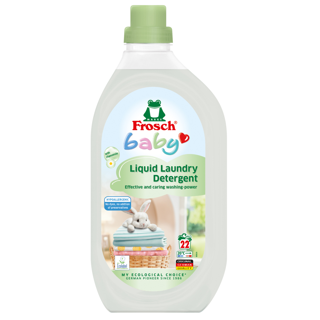 Гель для прання Frosch Baby для дитячої білизни 1.5 л (4009175924087/4009175940391) - зображення 1