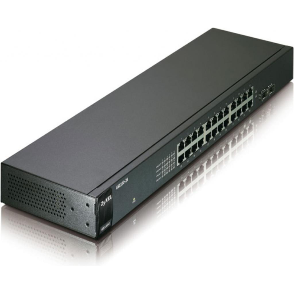 Комутатор мережевий ZyXel GS1100-24 - зображення 2