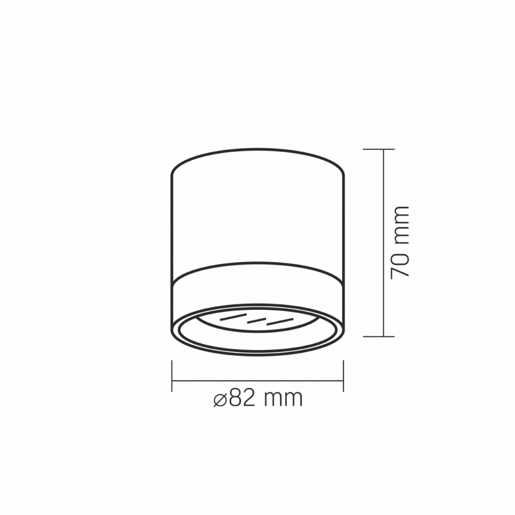 Світильник точковий Videx IP44 під лампу GX53 накладний Чорний (VL-SPF19A-B) - зображення 3