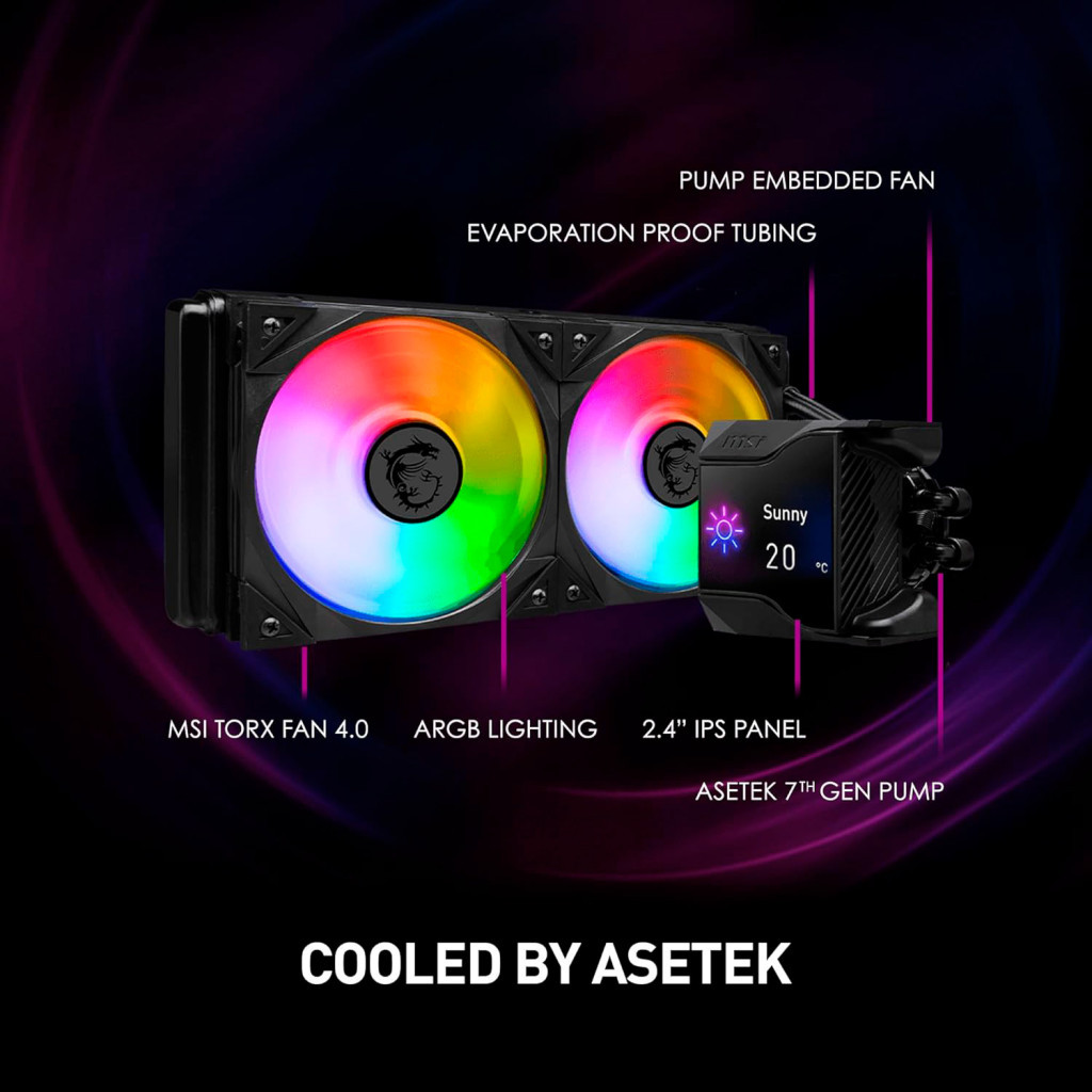 Система рідинного охолодження MSI MPG CORELIQUID D240 - зображення 6