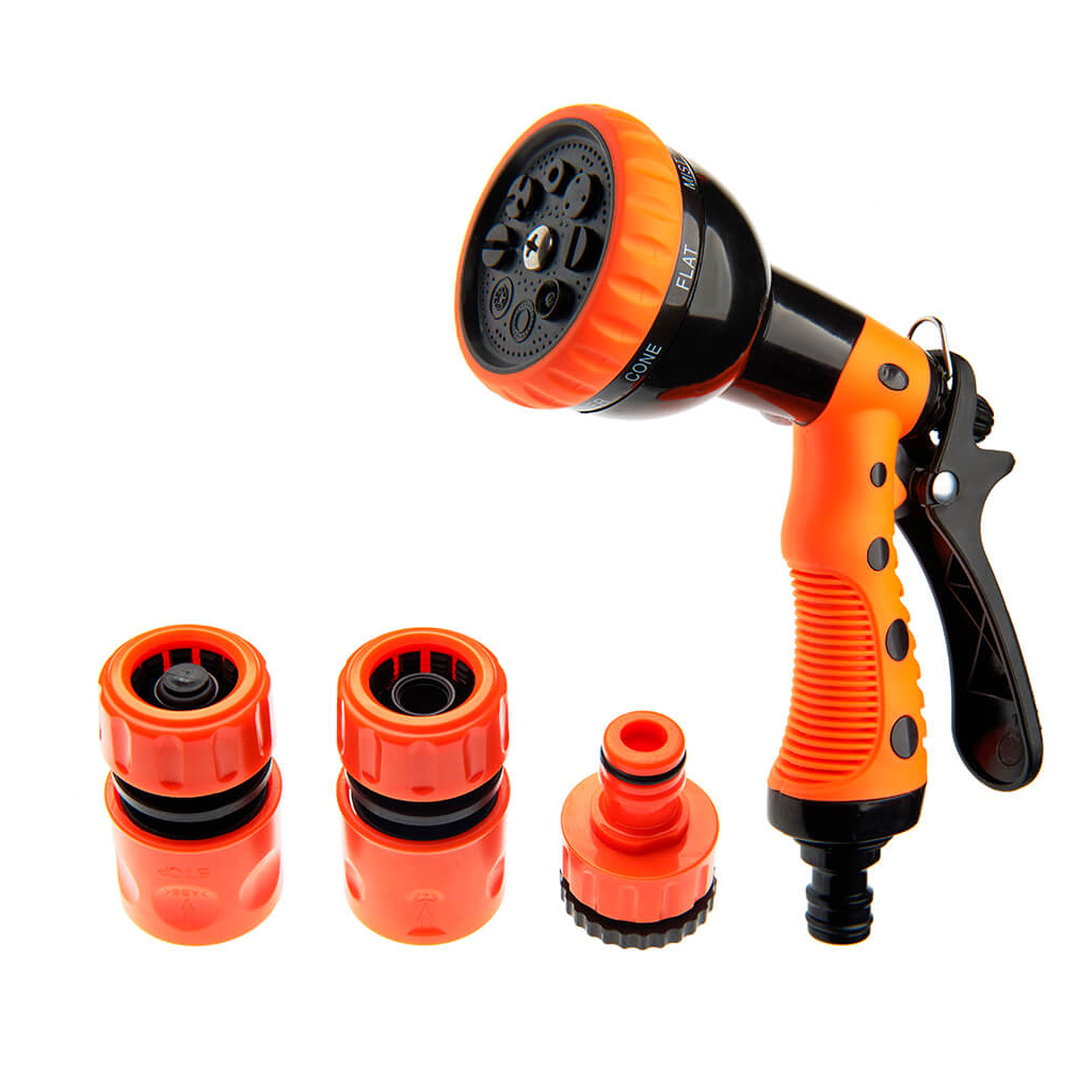 Пістолет для поливу SEQUOIA кількість режимів 8, пластик, цинк, вага 0.3 кг (SWSKIT3) - изображение 1