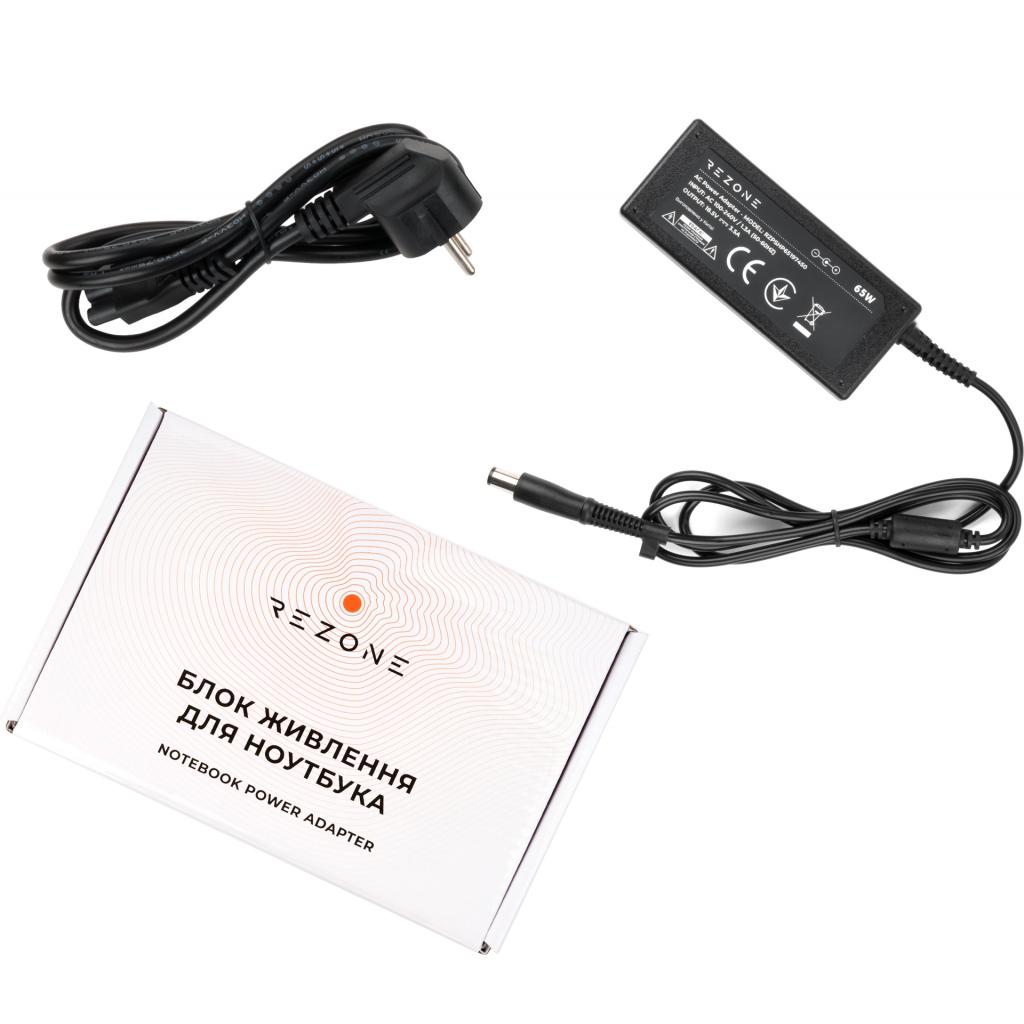 Блок живлення до ноутбуку Rezone HP 65W 18.5V 3.5А 7.4*5.0 (RZPSHP65197450) - зображення 1