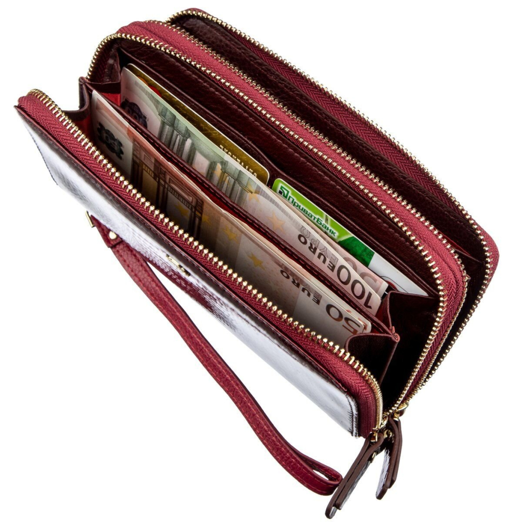 Гаманець ST Leather Бордовий (18907) - зображення 5