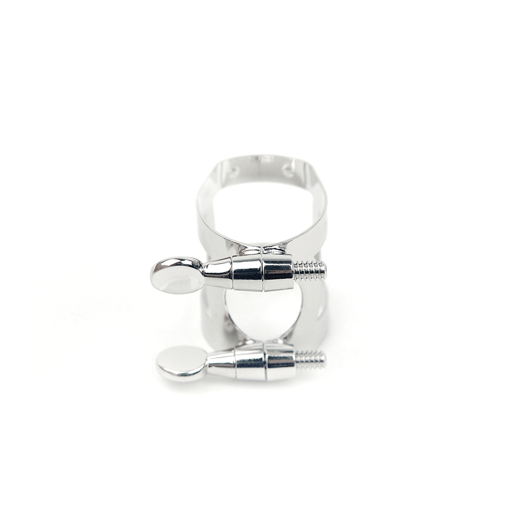 Лігатура для саксофонів D'Addario Rico Ligature & Cap For Soprano Sax Nickel-Plated (RSS1N) - зображення 2