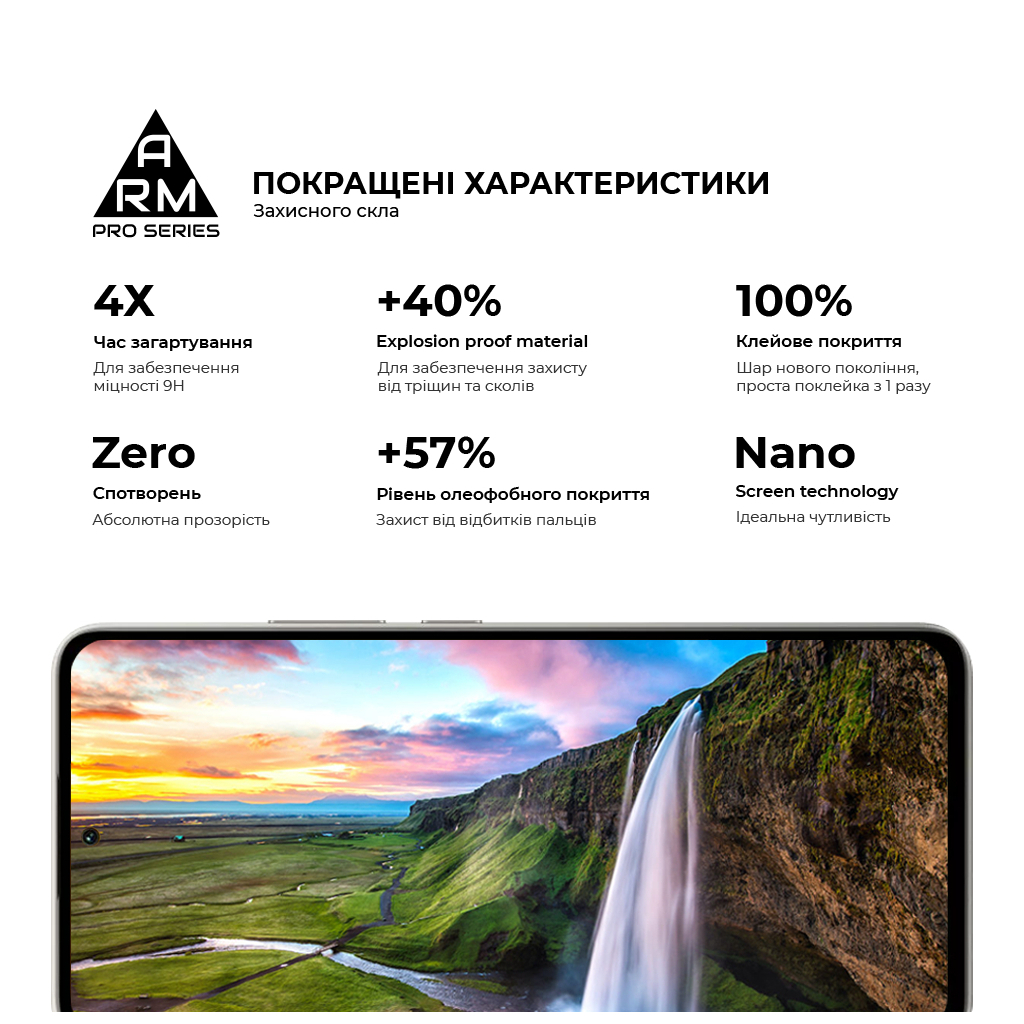 Скло захисне Armorstandart Pro Xiaomi Poco M7 5G Black (ARM85175) - зображення 5