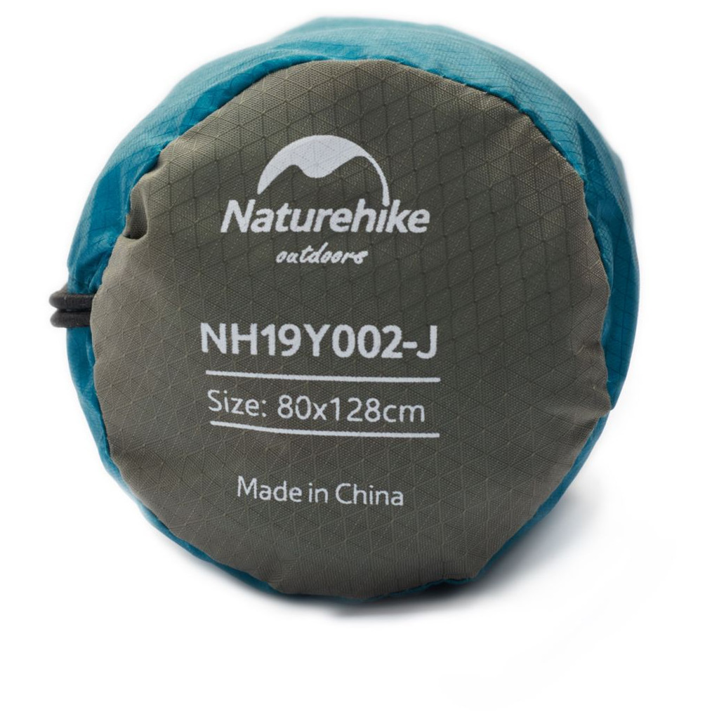 Туристичний рушник Naturehike MJ02 Ultralight NH19Y002-J 128 см х 80 см смарагдовий (6927595735855) - зображення 6