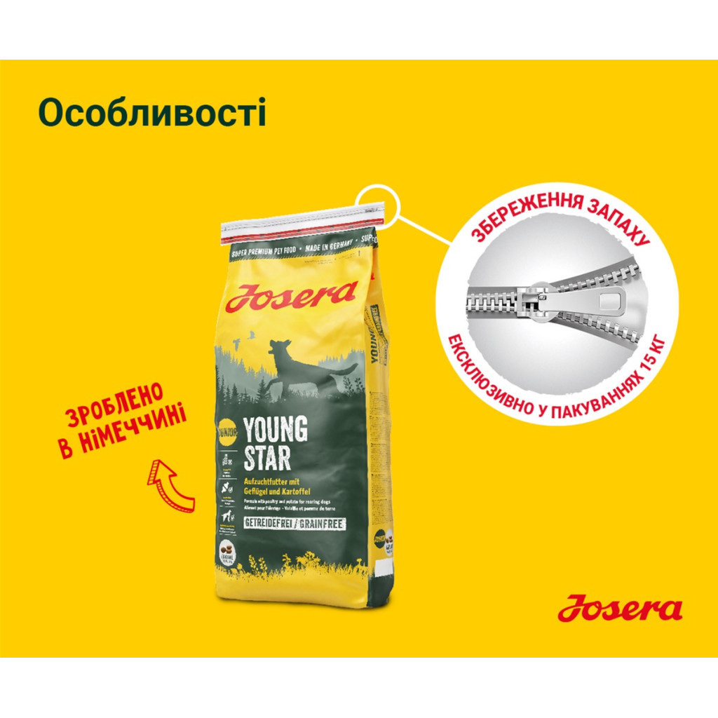 Сухий корм для собак Josera Young Star 900 г (4032254745327) - зображення 7