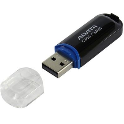USB флеш накопичувач ADATA 32GB C906 Black USB 2.0 (AC906-32G-RBK) - зображення 3