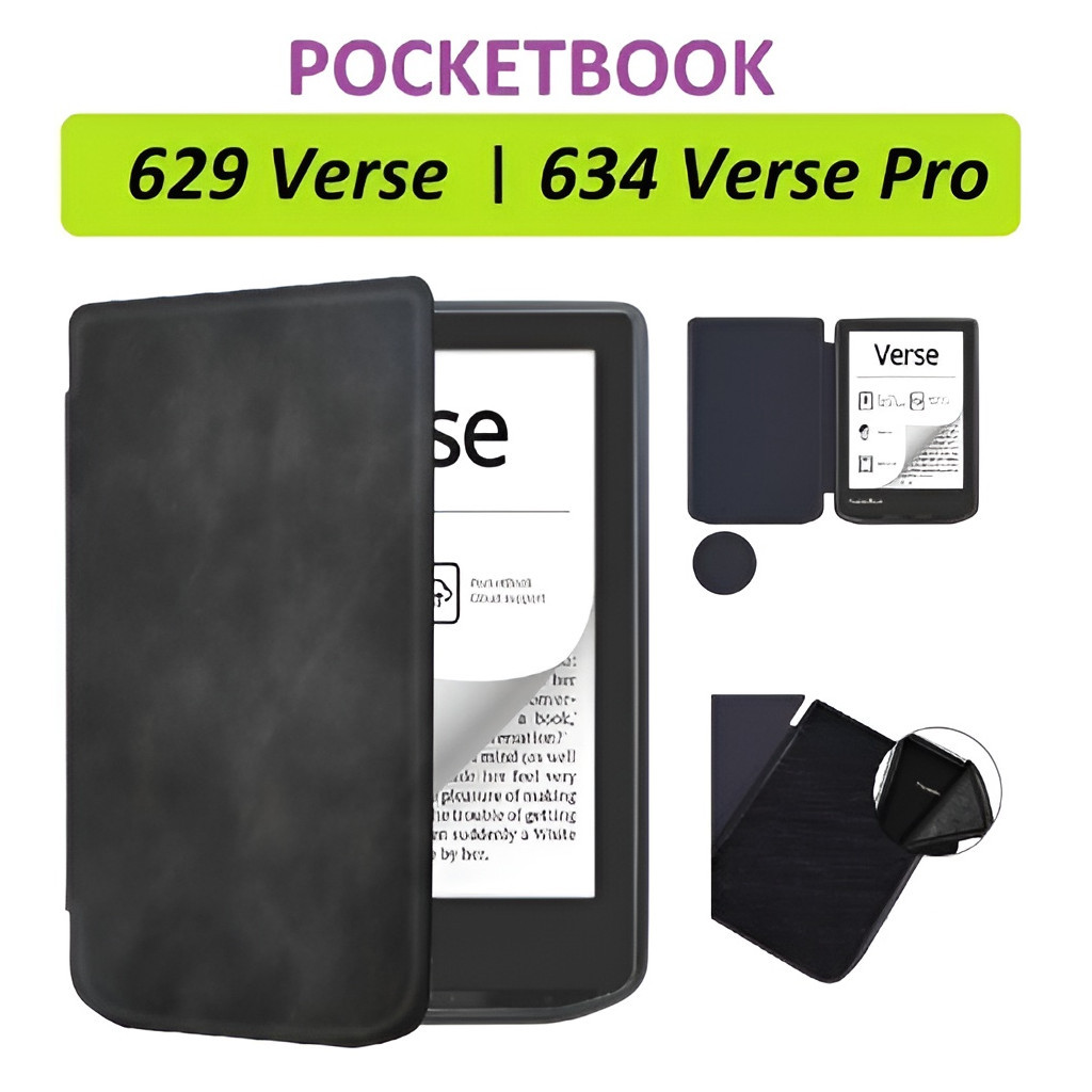 Чохол до електронної книги BeCover Smart Case PocketBook 629 Verse / 634 Verse Pro 6" Black (710450) - зображення 7