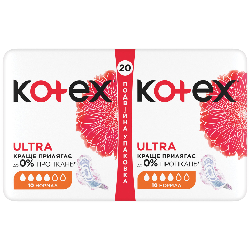 Гігієнічні прокладки Kotex Ultra Normal 20 шт. (5029053542638) - зображення 2
