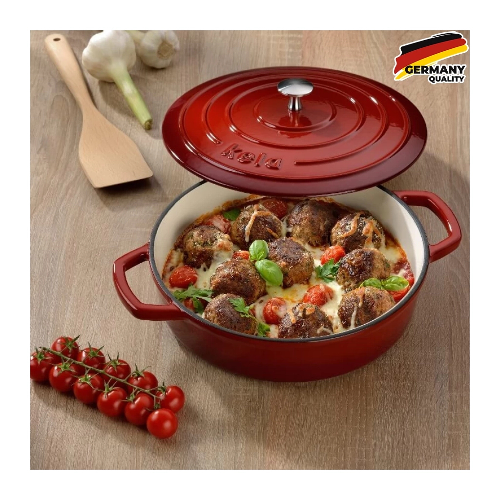 Сотейник Kela Calido Cover 28 см 3,2 л Red (11938) - зображення 3